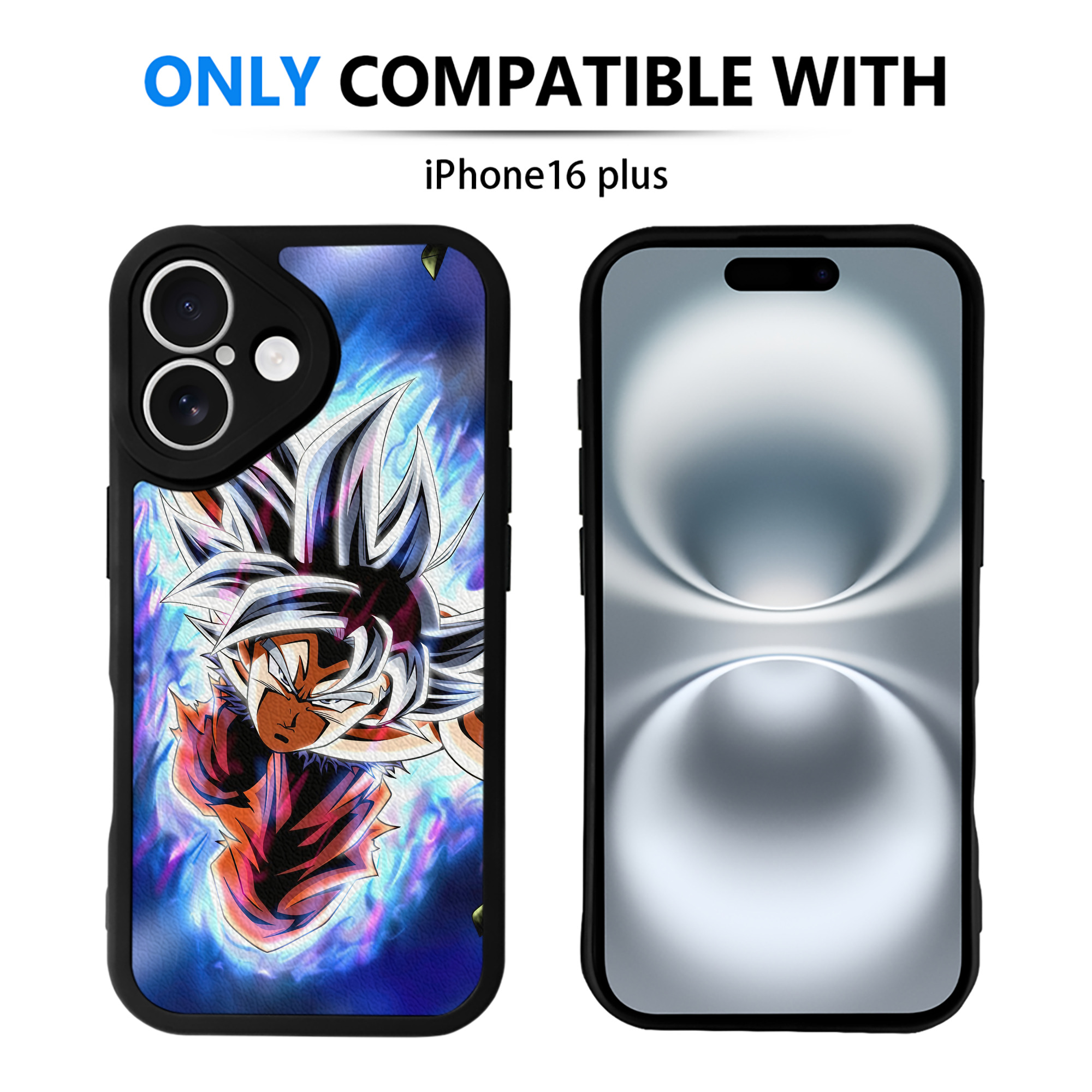 （画像用） ドラゴンボール DRAGON BALL 【iPhone 16シリーズ対応】シリコンスマホケース（レザー調） 材質：シリコン